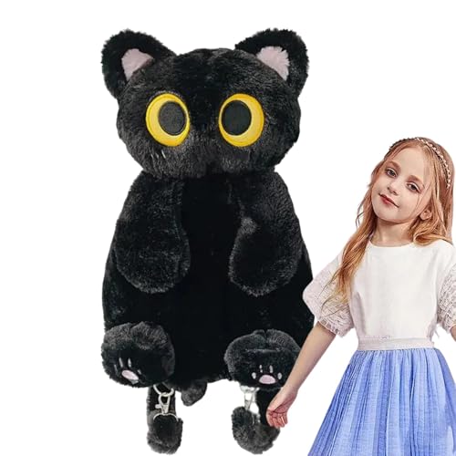 Sac à dos peluche enfant chat grande capacité le cadeau d'anniversaire idéal - 6