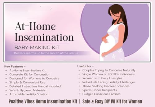 Image of Insemination Kit for Women-17cm| IVI Kit with 5 Dispenser, 5 Tube Applicator & 1 Collection Cups| Supports Natural Pregnancy| At-Home Insemination Kit| Baby Conceive Kit for Couples(Pack of 5)
