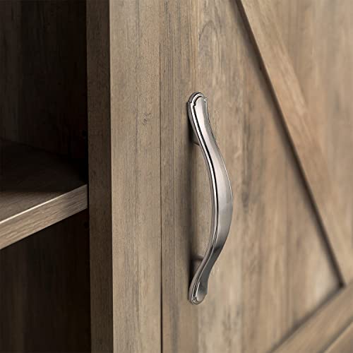 Alzassbg 10 Pack Brushed Satin Nickel Cabinet Pulls, 3 Inch(76Mm) Hole Centers Cabinet Handles Arch Kitchen Hardware For Cabinets And Drawer Al3028Sn #TOP3