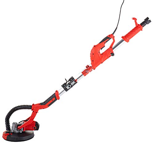 Mophorn Drywall Sander 850W, Electric Sander Variable Speed 800-1750RPM, Electric Drywall Sander Foldable Sheetrock Sander with Extendable Handle, Drywall Sanders with LED Lights and 6 Sand Pads