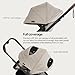 Mompush Ultimate 3 Full Size Baby Stroller - All-Terrain Large Wheels with Full Suspension, Reversible & Extendable Seat, One-Second Compact Fold