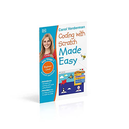 Image of Coding with Scratch Made Easy, Ages 5-9 (Key Stage 1): Beginner Level Scratch Computer Coding Exercises