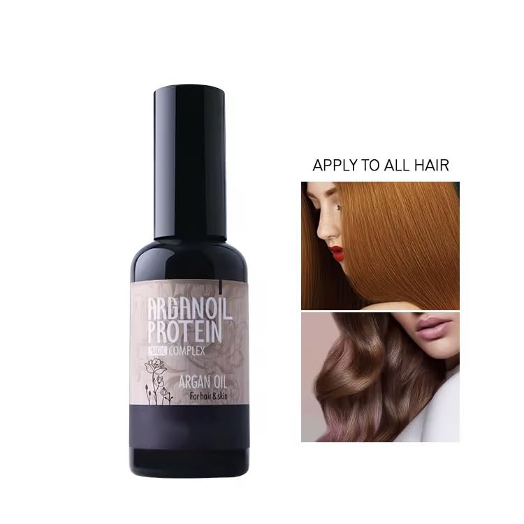 Miniatura 4 de Morocco Pure Argan Oil Hair Care  Tratamiento de proteína marroquí para cabello rizado, seco y dañado  Hidratante y reparador para brillo y fuerza