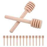 Hemobllo 20 Stück Holzhoniglöffel Honigrührstäbchen für Tee und Kaffee Langlebige Honigstäbchen mit Glatter Oberfläche Küchenstab zum Umrühren und Eintauchen Wiederverwendbar
