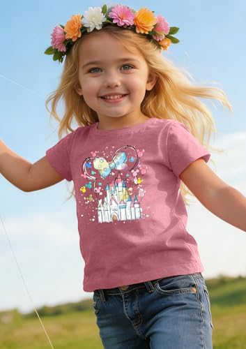 Image of Magical Shirts Women Girls Family Vacation Matching Shirt Magic Kingdom T-Shirt Mommy and Me Trip Short Sleeve Tops