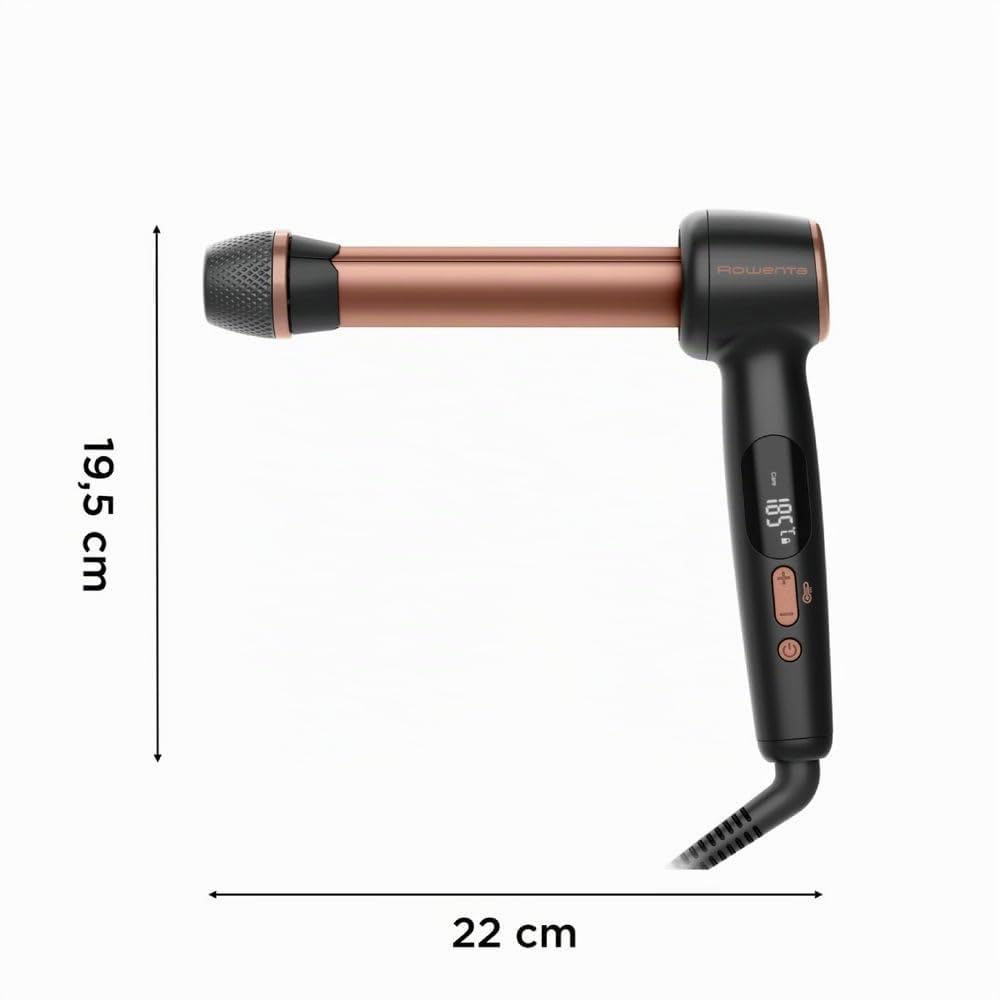 Fer à boucler Rowenta Ultimate Experience Twist Noir CF4620E0