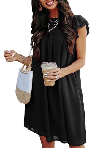 KIRUNDO Wedding Guest Shift Dresses for Women Short...