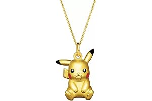 Pikachu Pendant - Capture the Cuteness with a Golden Touch
