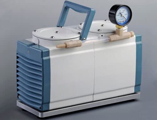 220V GM-1.0A Lab Oil Free Diaphragm Vacuum Pump Dual Head 60L/min
