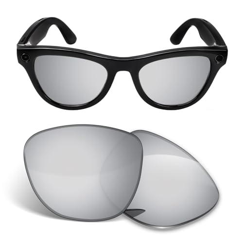Image of 1.5MM Replacement Lenses Compatible With Ray-Ban Meta Skyler RW4010 52mm Smart Sunglasses