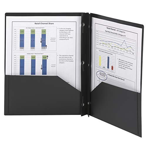 Smead-Poly-Two-Pocket-Folder-Tang-style-Fastener-Letter-Size-Black-25-per-Box-87725