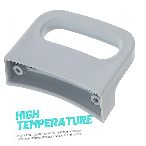 Repuesto de mango aislado Mobestech para olla a presión, con recubrimiento antiadherente, agarre resistente para accesorios de ollas al vapor miniatura 3