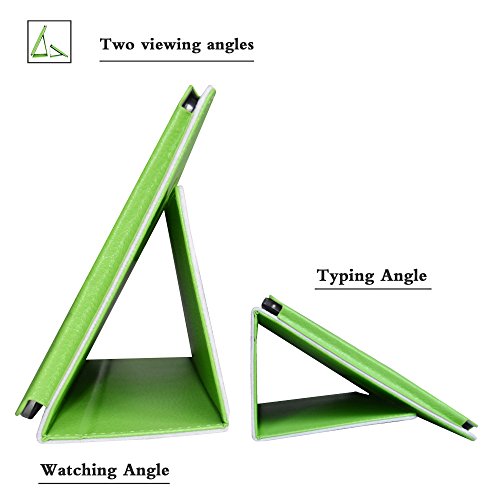 RCA 10 Viking Pro/Viking II/Cambio W101 V2 Case,Mama Mouth PU Leather Folio Stand Cover for 10 inch RCA 10 Viking Pro/Viking II/Cambio W101 (V2) 10.1" 2-in-1 Tablet,Green