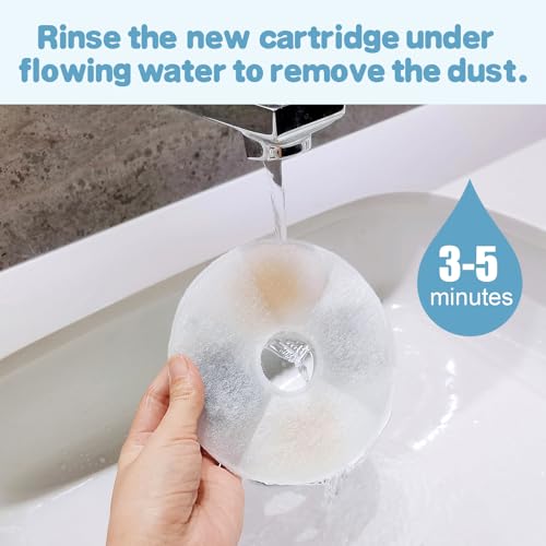 12 Pack Cat Water Fountain Filter Replacement Compatible with Catit, Cat Fountain Filters Compatible with Catit Design Senses Fountain/Flower Fountain/Senses 2.0 / Fresh & Clear Stainless Steel by ELXXROONM - Image 6