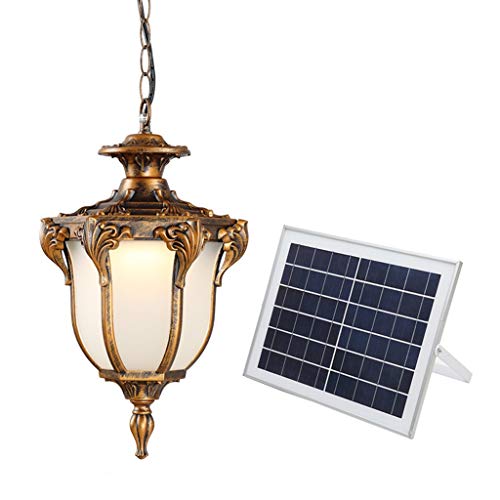 TB Lustre solaire, éclairage extérieur fendu extérieur de pièce de soleil de vigne de jardin imperméable extérieur de jardin Lustre (Size : 26cm)