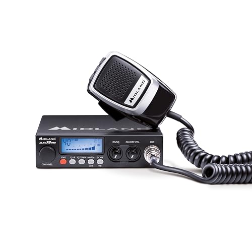 DISPLAY MULTIFUNZIONE E TASTI RAPIDI PER EMERGENZE: Il display retroilluminato mostra tutte le informazioni operative, compreso l’S-Meter per la potenza del segnale trasmesso e ricevuto. Il tasto EMG consente l’accesso immediato al canale 9 d’emergenza e la funzione SCAN permette la ricerca automatica dei canali disponibili
