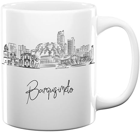 Miniatura 29 de TJ Originals - Taza de café Santiago Chile, regalo de taza de café de recuerdo de viaje turístico, taza de cerámica negra Skyline de 11 oz, taza