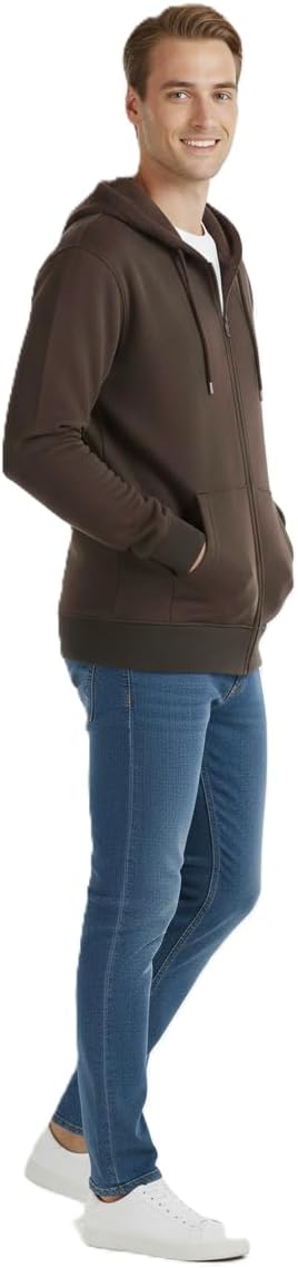 LIME TREE Classic Heavyweight Zipper Hoodie - Image 5