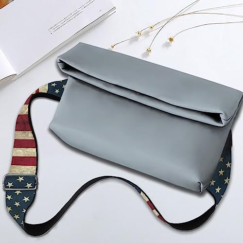 Image of GLENLCWE Red Mushroom Star Wide Purse Strap Adjustable Shoulder Strap Replacement Belt Crossbody Bag Strap Guitar Strap for Women Girls