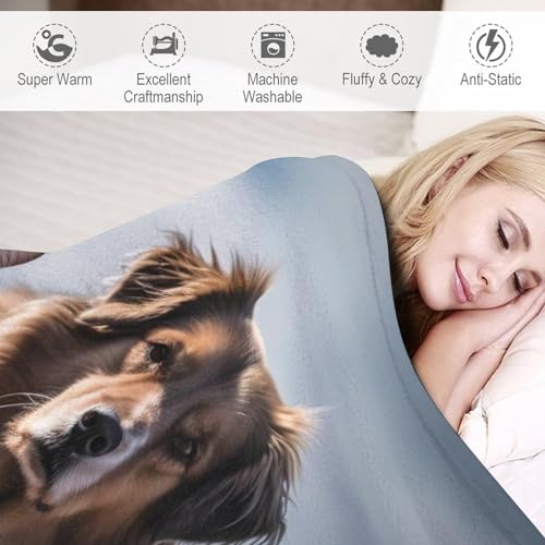 Manta de forro polar para perro transpirable para sofá y salón grande 6