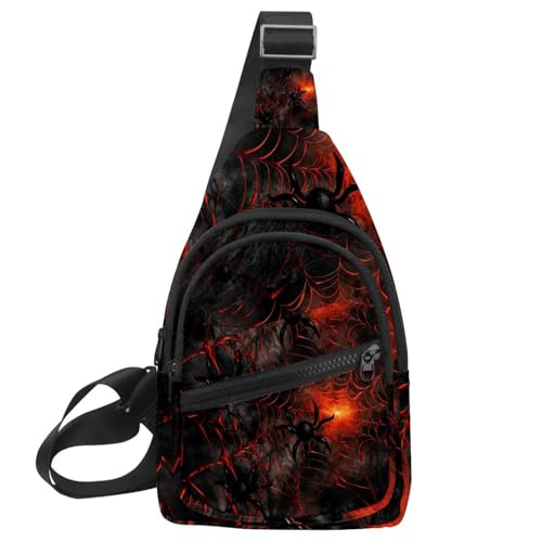 Mochila cruzada ligera con correa ajustable para evitar bultos al correr y entrenar