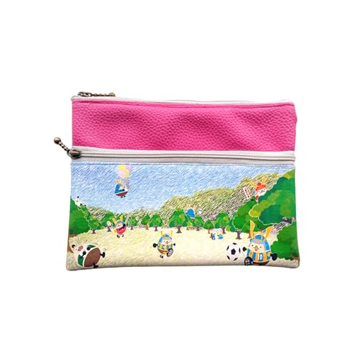 ノグ工房 ダブルファスナーポーチ (行長しゃん) ポーチ