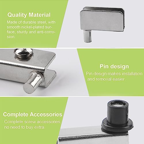 UFURMATE Mini Glass Door Hinge - Image 4