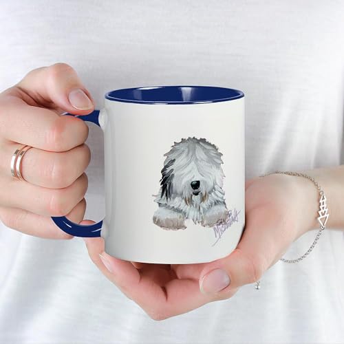 Taza cerámica de 11 oz con diseño Old English Sheepdog miniatura 5
