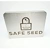 Safe Seed Titanium Wallet 12-25 Word Recovery Passphrase Backup Complete Stamp Kit W/ 2 Titanium Plates & Steel Bench Block Cold Storage Bitcoin Ethereum Solana