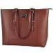 ZYSUN Laptop Tote Bag,15.6 in Multi-Function PU Leather Modern Laptop Shoulder Bag with Durable Straps for Women