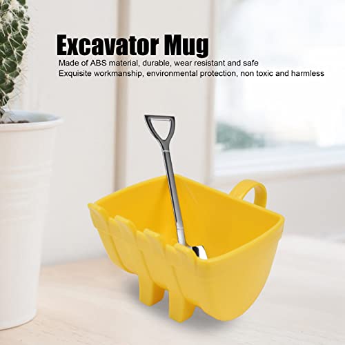 Taza Excavadora 330 ml diseño cubeta con cuchara pala miniatura 4