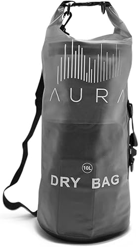 Bolsa seca semitransparente impermeable Mochila seca de 10 l20 l Compartimento con cremallera asas correas negro azul verde rojo Bolsa seca