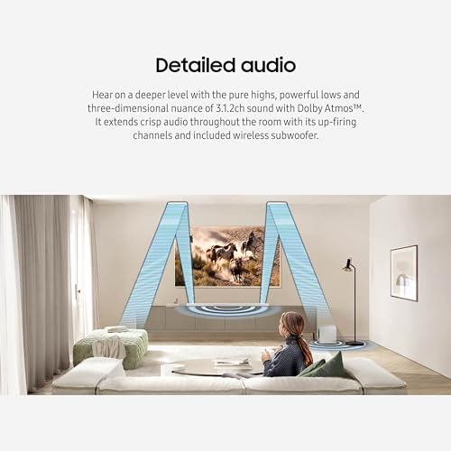 Image of Samsung HW-S801D 3.1.2ch Soundbar w /Wireless Dolby Atmos, Ultra Slim Design, Q-Symphony, SpaceFit Sound Pro, Adaptive Sound, Game Mode Pro, Alexa Built-in