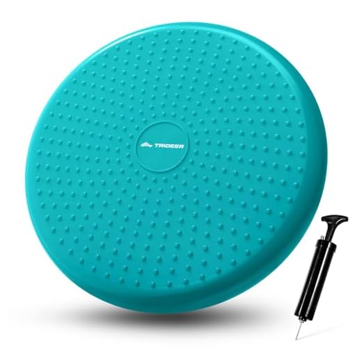 Trideer Inflated Wobble Cushion - Wiggle Seat for Sensory Kids(Multiple Colors), Core Balance Disc (Extra Thick), Flexible Seating for All Age(Office & School & Home)