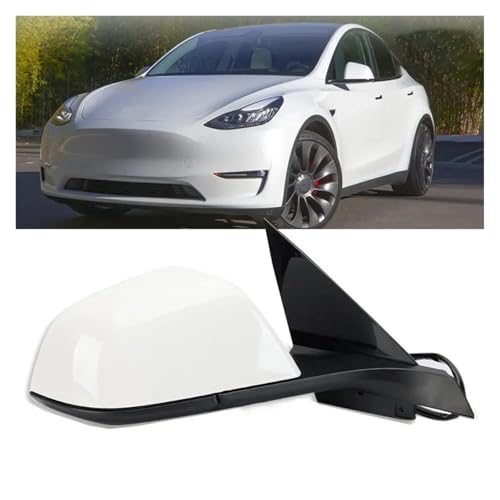 Rétroviseur droit Tesla Model 3 blanc finition origine premium - 6