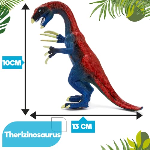 Zappi Co Childrens Therizinosaurus Dinosaur Figure Toy (13.5cm Length) Realistic Detailed Dino Collection for Kids - Image 3