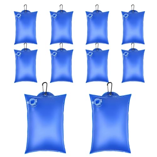 Bolsas de agua para cubierta de piscina, para spa con gancho grueso | 10 piezas cubierta piscina fuera de tierra | para bañera de hidromasaje casa jardín patio residencial y comercial