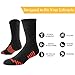JOYNÉE 7 Pairs Men's Running Sports Week Socks Athletic Comfort Crew Socks,Black,Sock Size:10-13