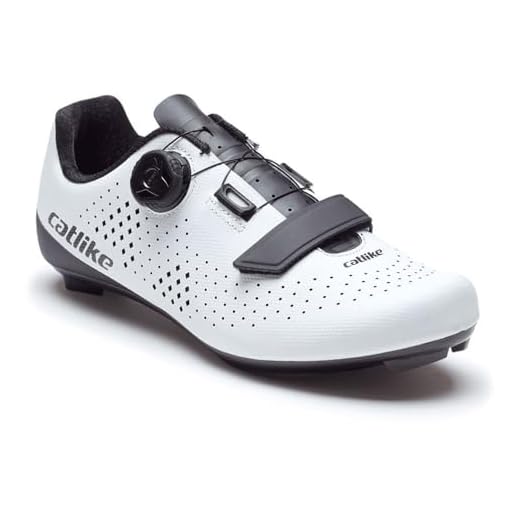 Catlike KOMPACTO R Zapatillas Ciclismo, Unisex-Adult, Blanco, 43