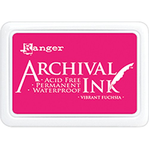 Ranger AIP52524 Archival Ink Pad #0-Vivid Fuchsia Vivid Fuchsia