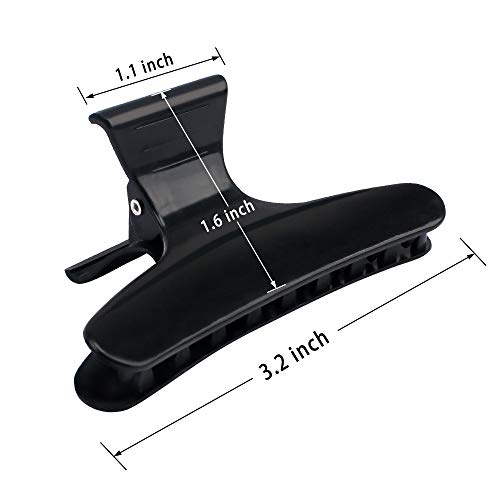 Ondder Professional Butterfly Hair Clips – Durable Clamps for Hair Styling, Cutting, and Coloring – 12-Pack Non-Slip Hair Accessories - Image 6