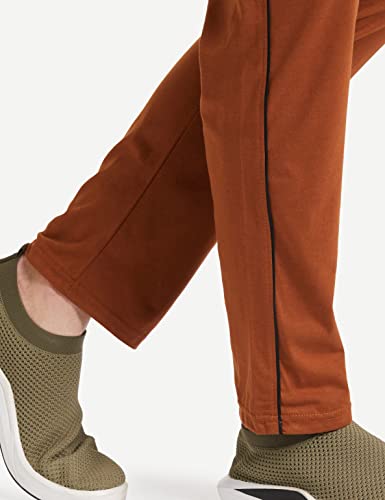 Image of Cazibe Men's Athletic Fit Track Pant (CZ11120-Mustard-L Mustard L)
