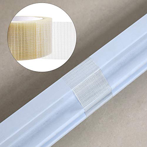 Semi Transparent Duct Tape, Heavy Duty Waterproof Tape, Ultra High Performance Weather Resistant Tape For Discreet Repairs And Mounting Residential Commercial And Industrial Uses (2 Inch By 22 Yards) #TOP3