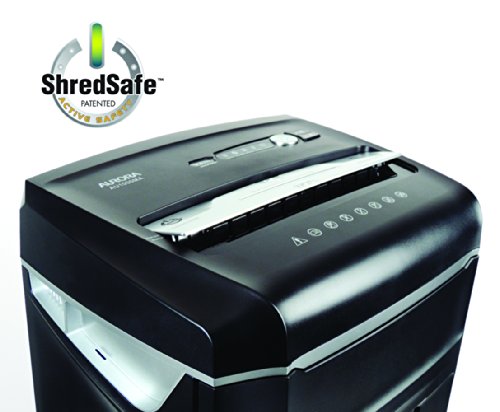 Image of Aurora High Security JamFree AU1000MA 10-Sheet Micro-Cut Paper /CD /Credit Card Shredder with Pull-Out Wastebasket