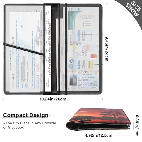 Organizador De Auto Pvc Leather miniatura 3
