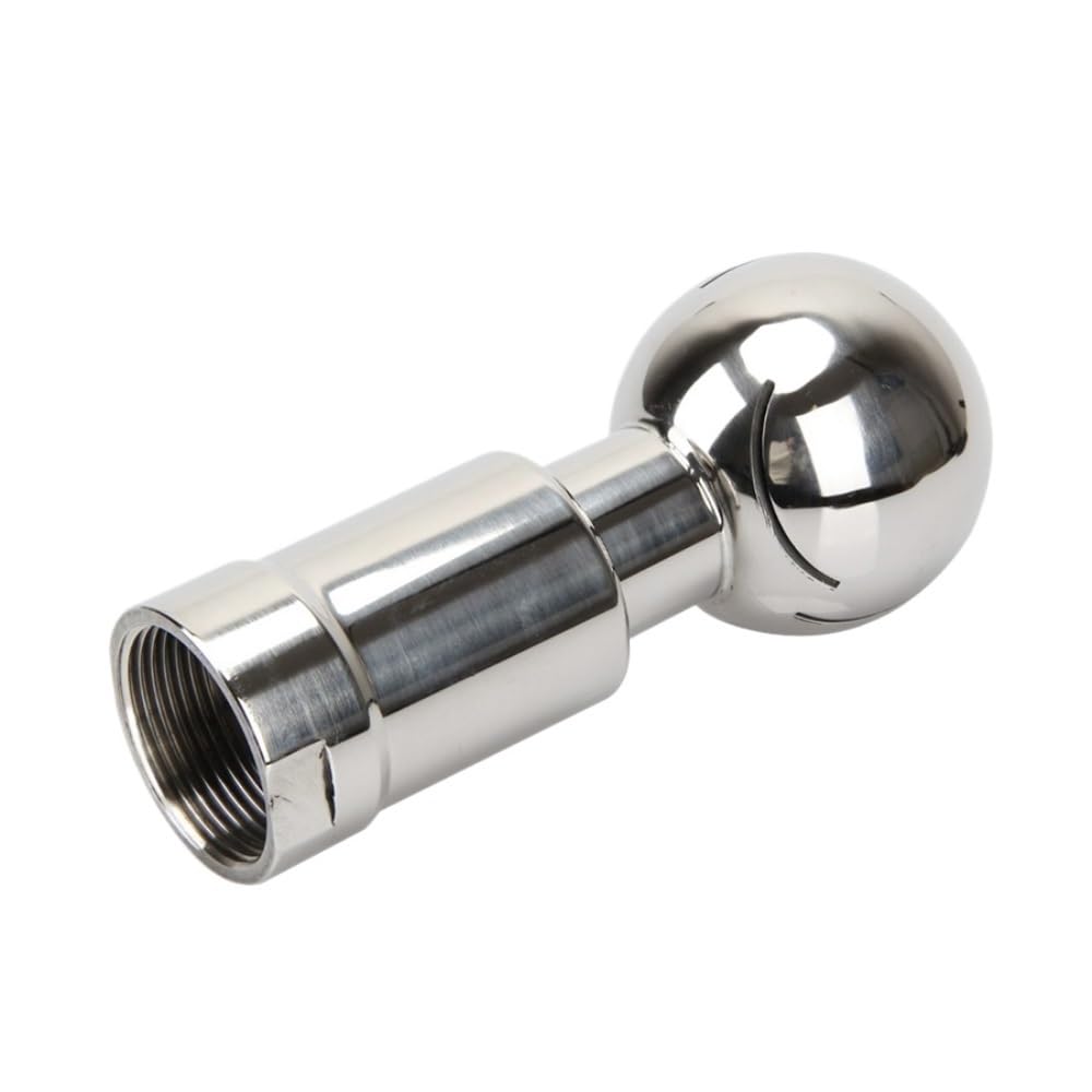 Stainless Washing Spray 1pc CIP Spray Ball SS304 Stainless Steel, BSP Female Threaded Tank Cleaning Rotating 3/8inch-2inch(3/4 inch)