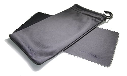 Pochette en Microfibre et Chiffon Inclus-avec étui de Fil synthétique, pour Ranger Lunettes de Soleil Fine UVM.-Chiffon Microfibre pour Le Nettoyage du Cuir de la saleté et de traînées