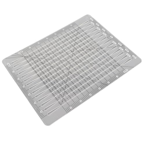 Règle de matelassage et de modèles de couture transparent en acrylique pour patchwork - 5