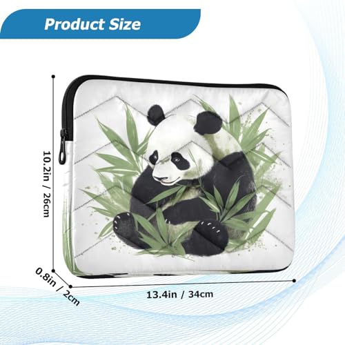 Funda para portátil con diseño panda para laptops de 13 a 14 pulgadas miniatura 3