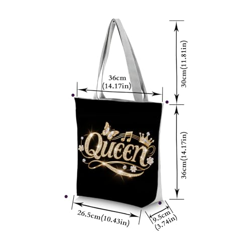 Bolso tote con cierre de cremallera para mujer, bolso de hombro, regalo de cumpleaños o Navidad para hermana o amiga, bolso de viaje miniatura 4